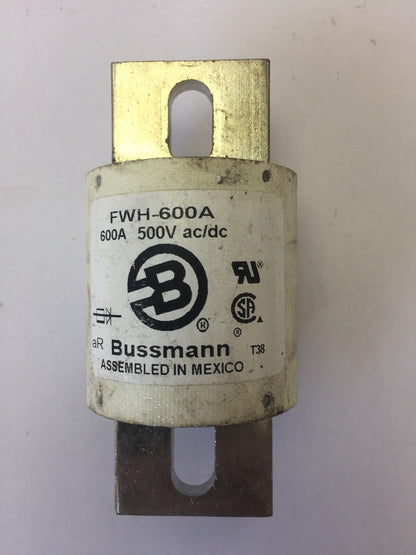 BUSSMAN FWH-600A FUSE 600A 500V AC/DC