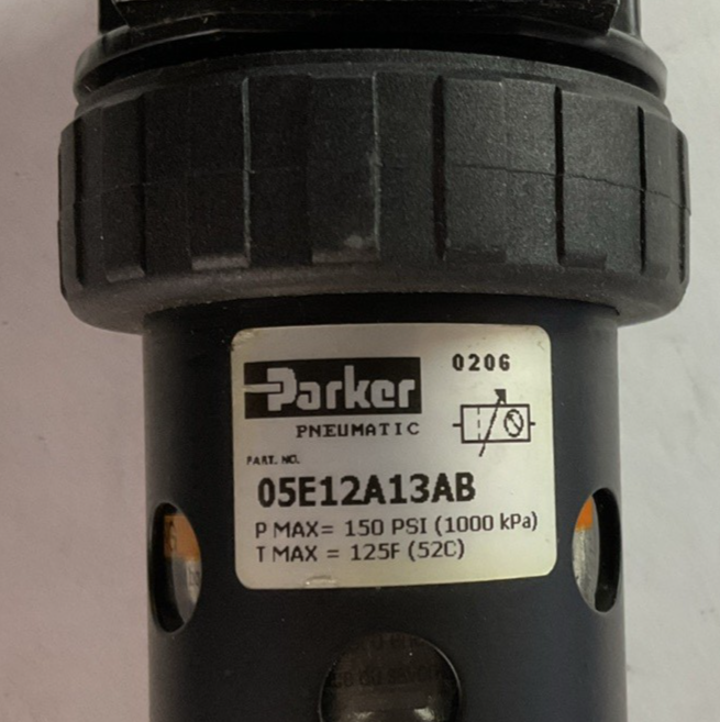 PARKER 05E12A13AB PNEUMATIC FILTER 150PSI