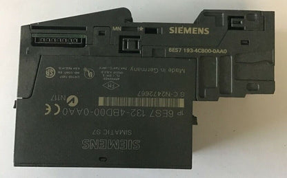 SIEMENS 6ES7 131-4BD00-0AA0 MODULE W/ 6ES7 193-4CB00-0AA0 TERMINAL ***LOTOF3***