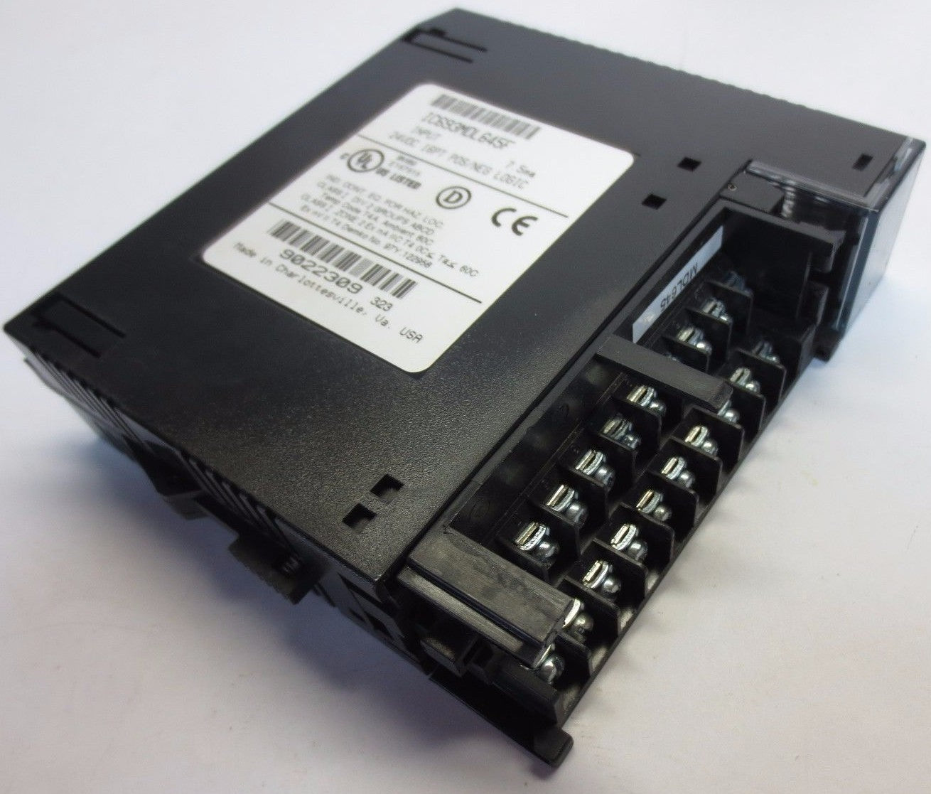 GE FANUC IC693MDL645F INPUT MODULE 24VDC 16PT POS/NEG LOGIC 7.5mA/Pt. - NO COVER
