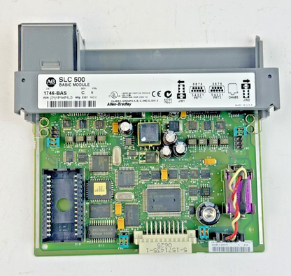 ALLEN-BRADLEY - 1746-BAS SER. C FRN: 6 - SLC 500 BASIC MODULE *NO DOOR*