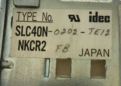 IDEC SLC40N-0202-TE12-FB-NKCR2 ANNUNCIATOR DISPLAY