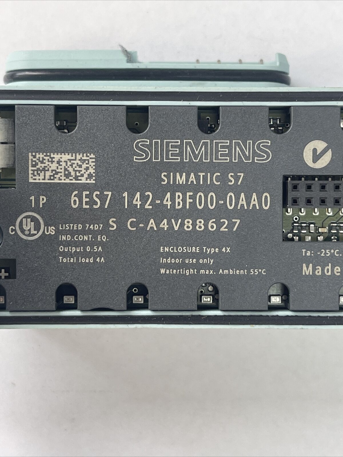 SIEMENS SIMATIC S7 1P 6ES7 142-4BF00-0AA0 DP ELECTRONIC MODULE 24VDC 0.5A