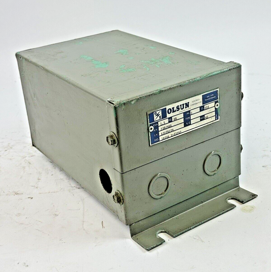 OLSUN - 18746 S-632282 - DRY TYPE TRANSFORMER - 1.5 KVA, 60 HZ, 1 PH, 230/460 HV