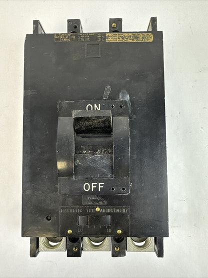 SQUARE D LAP36250MB SER 3 CIRCUIT BREAKER 250AMP 600VAC 250VDC 3POLE