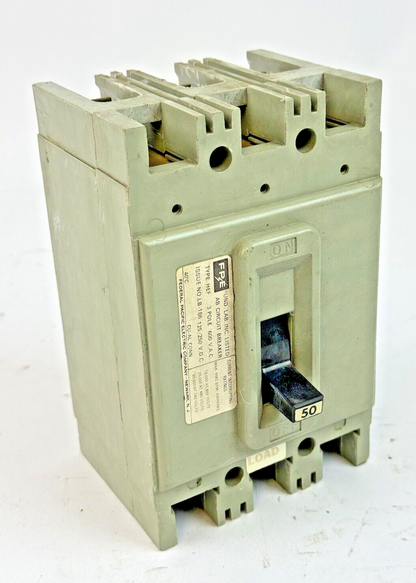 FPE - HEF631050 - MOLDED CASE AB CIRCUIT BREAKER - 50 A, 3 POLE, 600 VAC