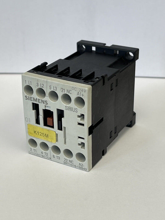 SIEMENS - 3RT1016-1BB42 - CONTACTOR - AC-3 9 A, 4 kW / 400 V 1 NC, 24 V DC 3-pol