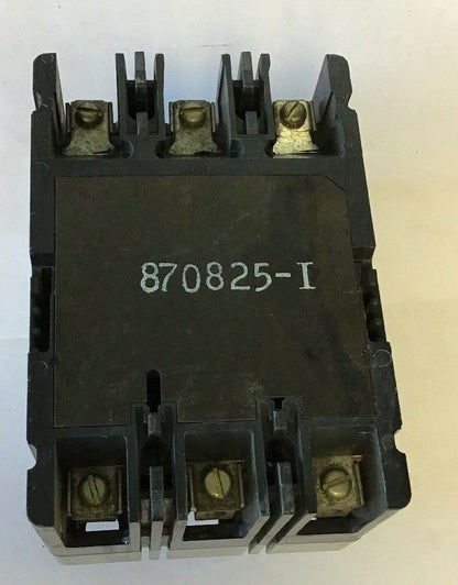 WESTINGHOUSE HMCP030H1 CIRCUIT PROTECTOR  SER.C 30AMP 3POLE 600VAC-250VDC