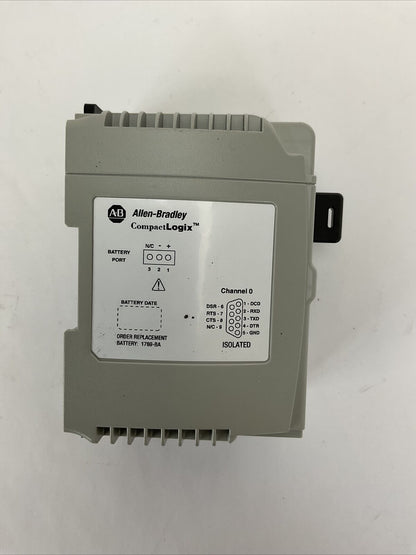 ALLEN BRADLEY 1769-L32E SER B FW 1.17 COMPACT LOGIX PROCESSOR 750KB
