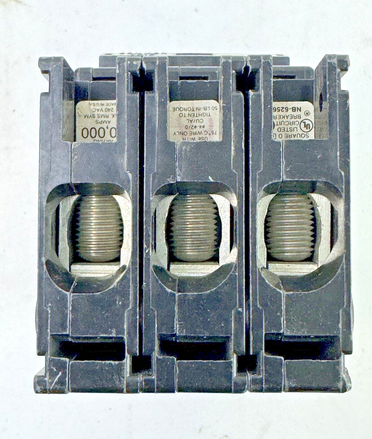 SQUARE D - QOU380 - UNIT MOUNT CIRCUIT BREAKER - 3 POLE/80 A/ 240 VAC/ TYPE QOU