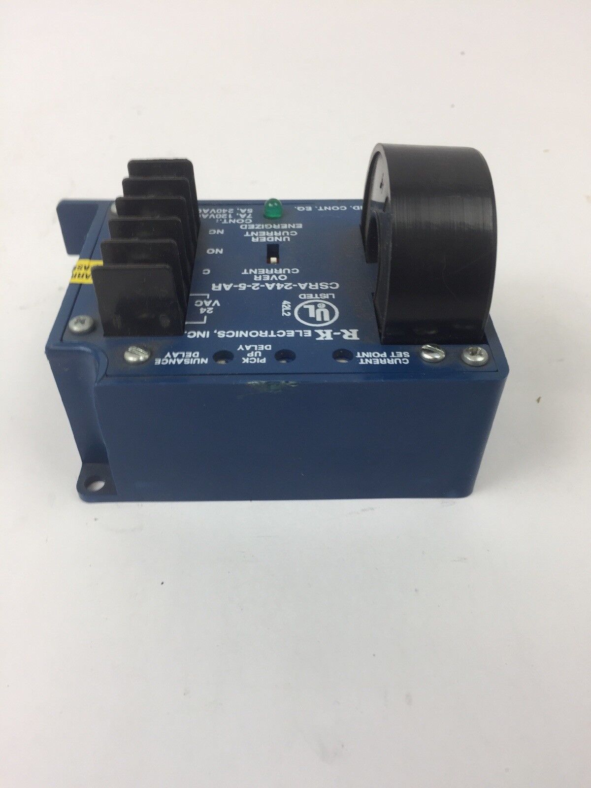 R-K ELECTRONICS CSRA-24A-2-5-AR  RELAY 7A 120 VAC 5A 240 VAC