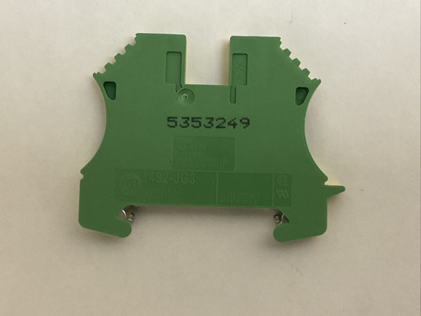 ALLEN BRADLEY 1492-JG3 GROUND TERMINAL BLOCK (LOT OF 4)