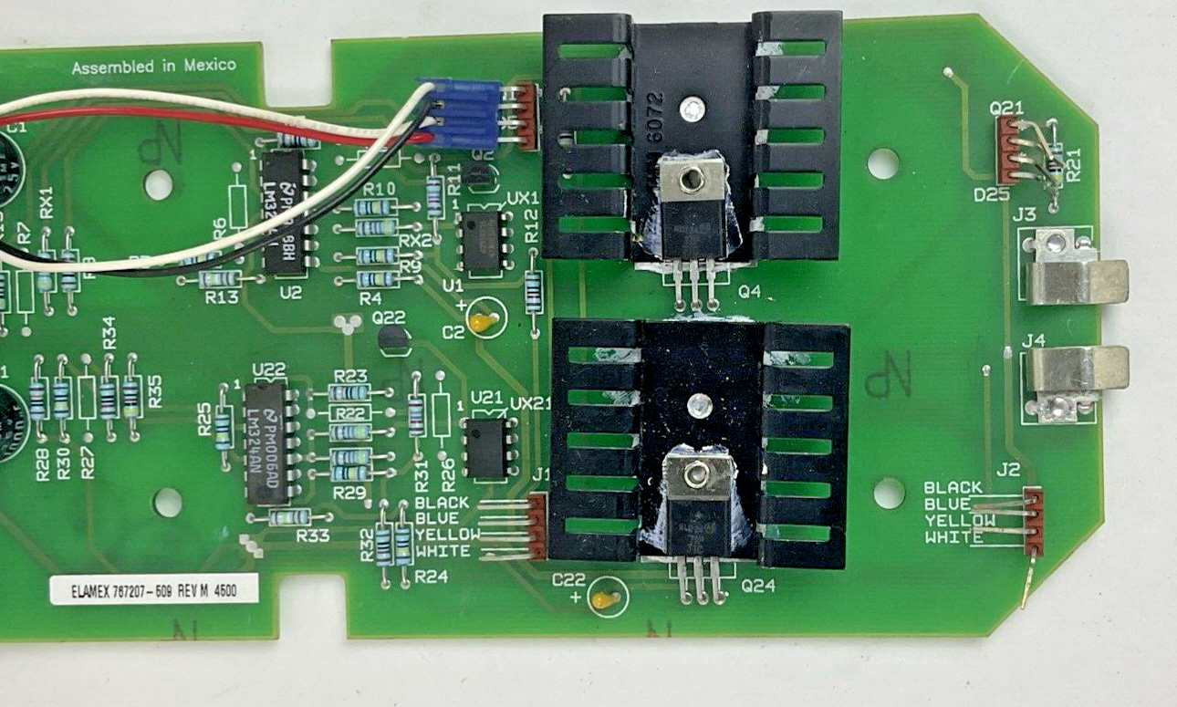 ELAMEX 767207-509 CIRCUIT BOARD REV. M 4500