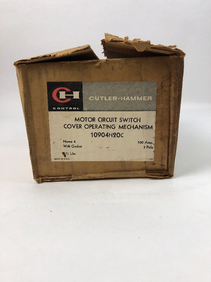 CUTLER HAMMER MOTOR CIRCUIT SWITCH COVER OPERATING MECHANISM 10904H20C