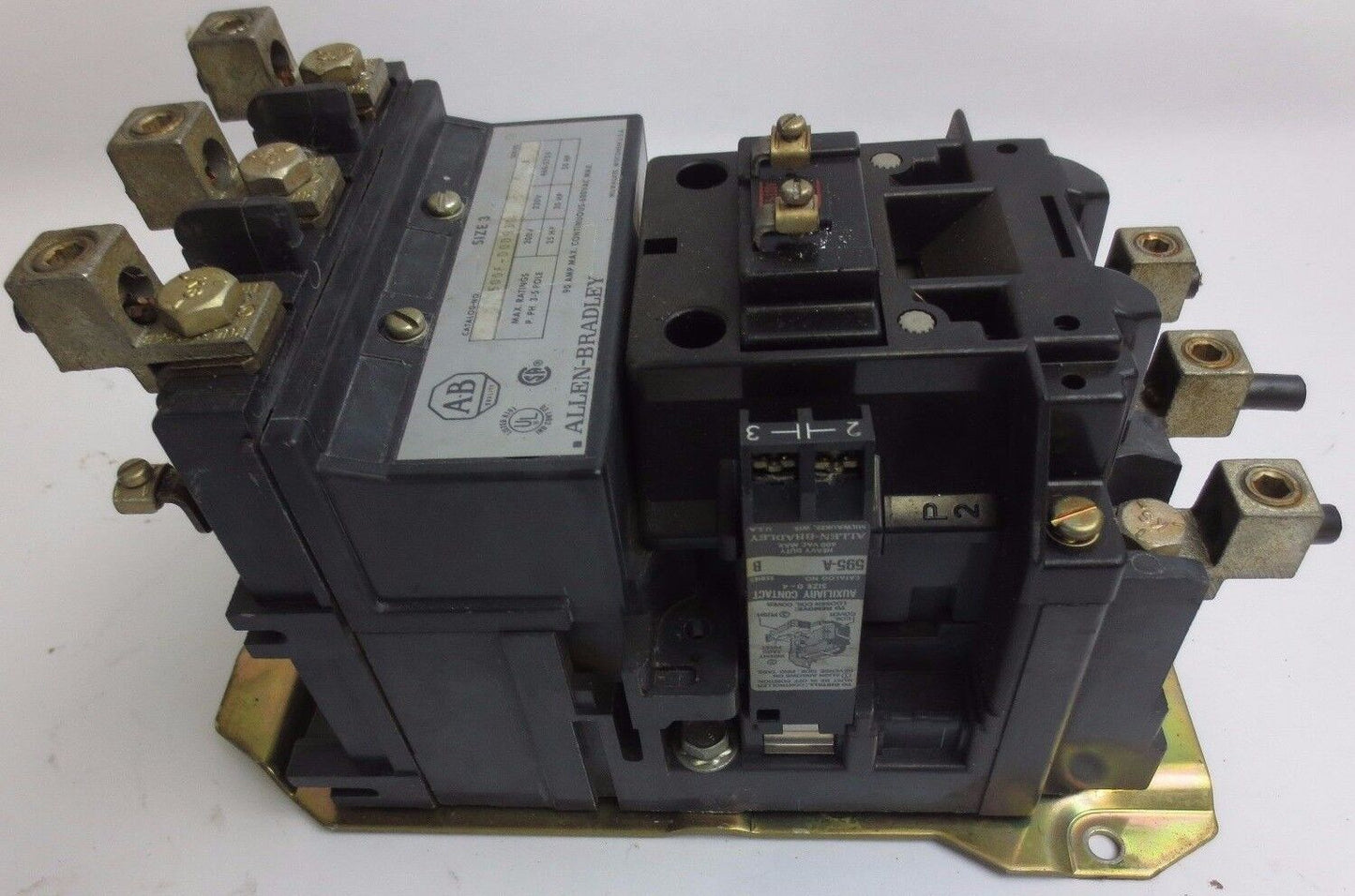 ALLEN-BRADLEY 500F-DOD930 SIZE 3 MOTOR STARTER - 110/120V COIL