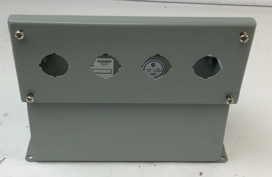 WIEGMAN PBXD-4 4 HOLE ENCLOSURE PBXD4 TYPE 12 & 13 ENCLOSURE