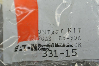 CUTLER-HAMMER 6-331-15 CONTACT KIT / 3 POLE / 25-30A / NEW SURPLUS