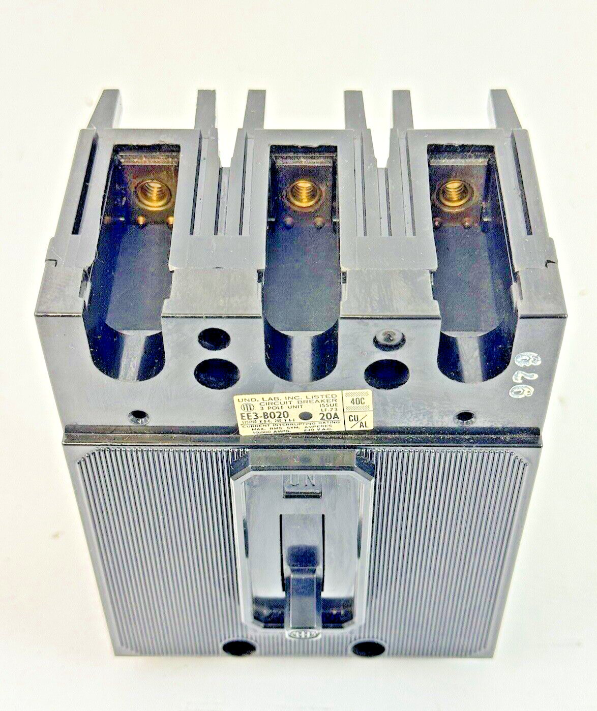 ITE / SIEMENS - EE3-B020 - MOLDED CASE CIRCUIT BREAKER - 3 POLE/20A/240 VAC