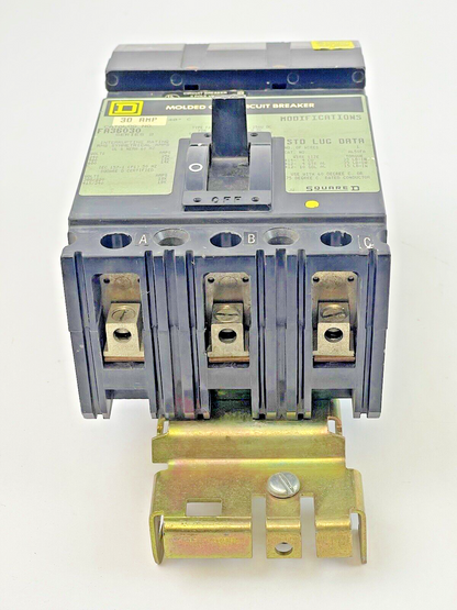 SQUARE D - FA36030 -I LINE BOLT-ON CIRCUIT BREAKER - 30 AMP, 3 POLE, 600 VAC
