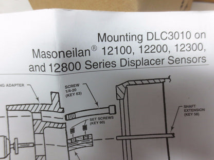 MASONEILAN 31B1453X012 MOUNTING ADAPTER A03560 for 249 SERIES SENSOR 12100 12800