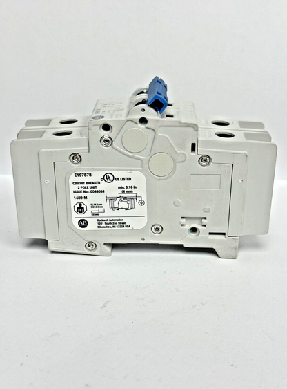 ALLEN-BRADLEY - 1489-M2D030 SER. D - CIRCUIT BREAKER - 2 P, 3 A, 277 V