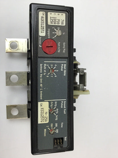 WESTINGHOUSE ELEC. GROUND FAULT TRIP UNIT (CTK125+A1KS125T1+ KS3125TG)
