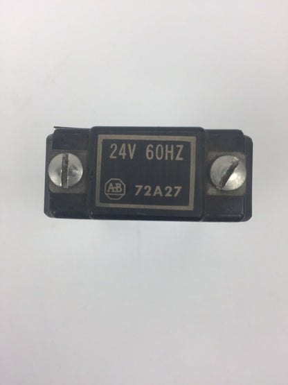 ALLEN BRADLEY 72A27 COIL 24V 60HZ