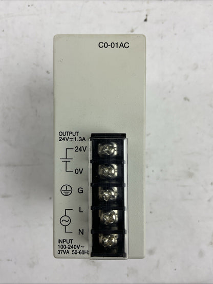 AUTOMATIONDIRECT C0-01AC POWER SUPPLY OUTPUT 24VDC 1.3A INPUT 100-240VAC 37VA