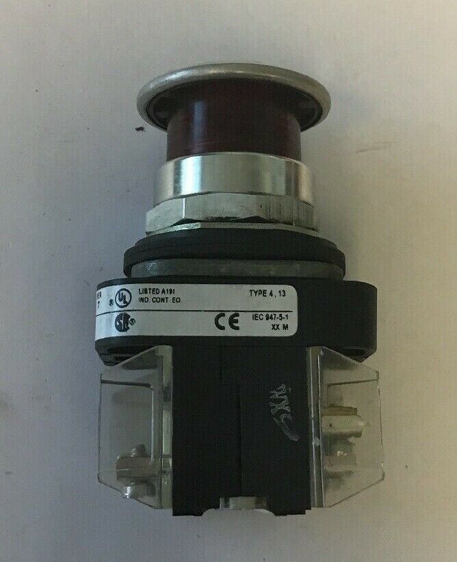 ALLEN BRADLEY 800T-QM24A RED SER T PUSH BUTTON  24VAC/VDC