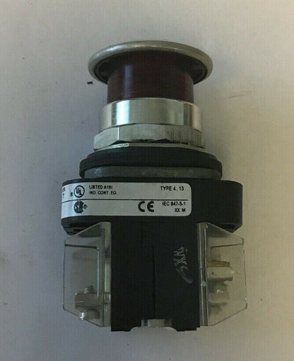 ALLEN BRADLEY 800T-QM24A RED SER T PUSH BUTTON  24VAC/VDC