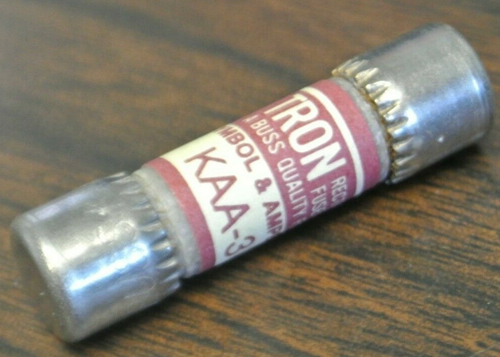 BOX of 10 / BUSSMANN / TRON KAA3 RECTIFIER FUSE / 3A / NEW SURPLUS
