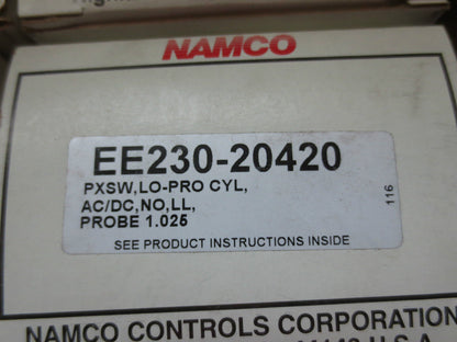 NAMCO EE230-20420 CYLINDICATOR PROXIMITY SWITCH 1.025 PROBE LENGTH - NEW SURPLUS