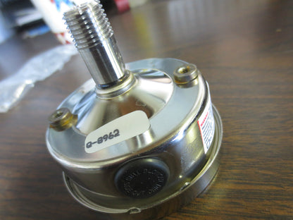 ASHCROFT Q-8962 / 1HA34408-072 OIL FREE GAUGE 2-1/2" 1/4 NPT BACK 0-30psi - NEW