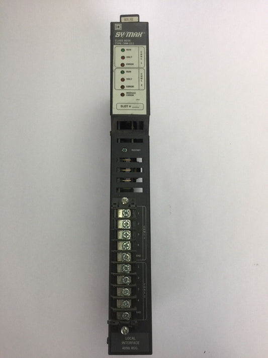 SQUARE D 8030 CRM-211 SERIES M2 5VDC 1.6AMPS LOCAL INTERFACE 4096 REG.