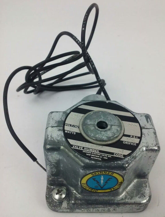 SKINNER A13LB13002 SOLENOID VAVLE 120V@ 60HZ-110V@ 50HZ, 21WATTS, 3000PSI, 3/32