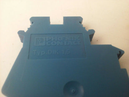PHOENIX CONTACT TYPE DIK 1,5 DIK TERMINAL BLOCK 300V 15A 28-14AWG (LOT OF 18)