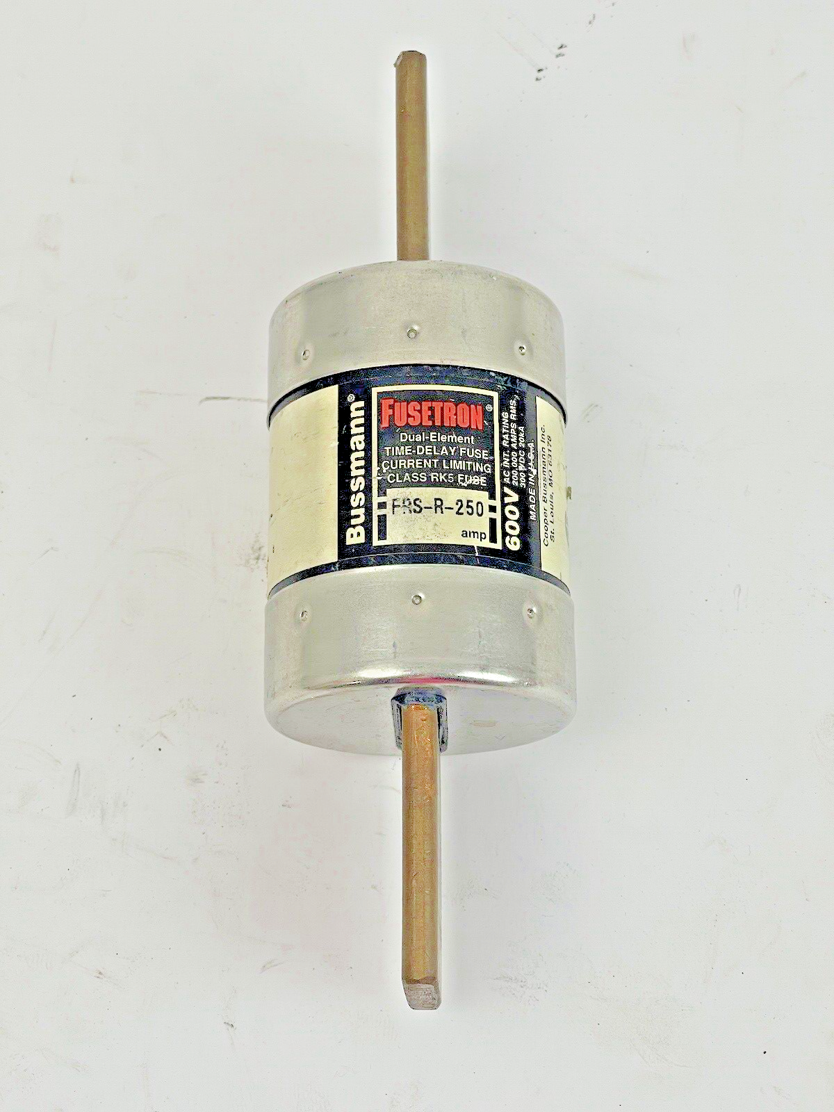 BUSSMANN  FRS-R-250 FUSETRON DUAL ELEMENT  TIME-DELAY CURRENT LIMIT  600V