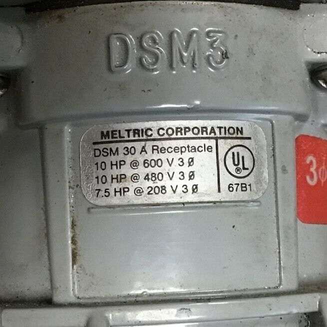 MELTRIC CORPORATION DSM 30A RECEPTACLE