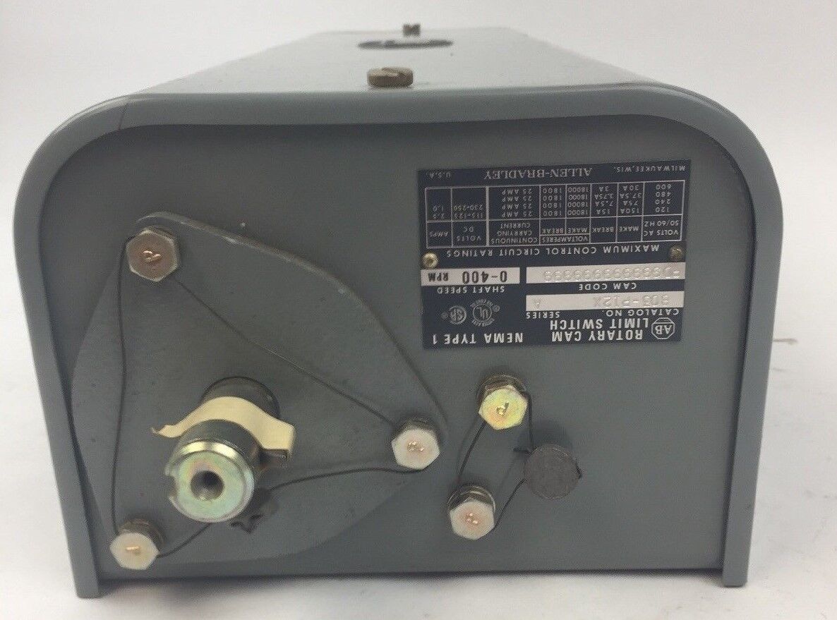 ALLEN BRADLEY 803-P12X CAM LIMIT SWITCH SERIES A