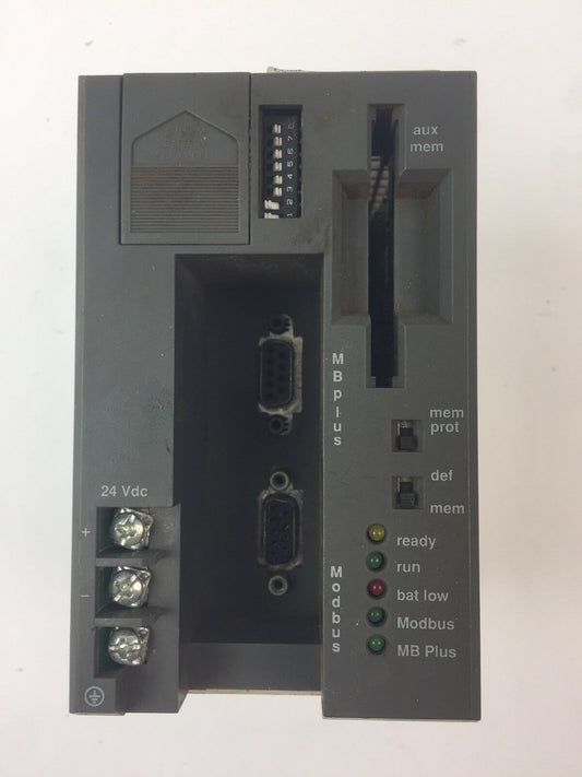 MODICON PC-A984-145 COMP 984 CPU 8K MEM 1XMB MB+ MBPLUS MODBUS 24VDC MODULE