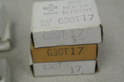 LOT of 3 / I-T-E / GOULD / G30T17 OVERLOAD HEATER ELEMENT / NEW SURPLUS