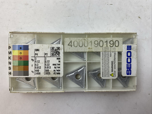 SECO TNMG220412-M3 TP1501 TNMG433-M3 CARBIDE INSERT (BOX OF 10)