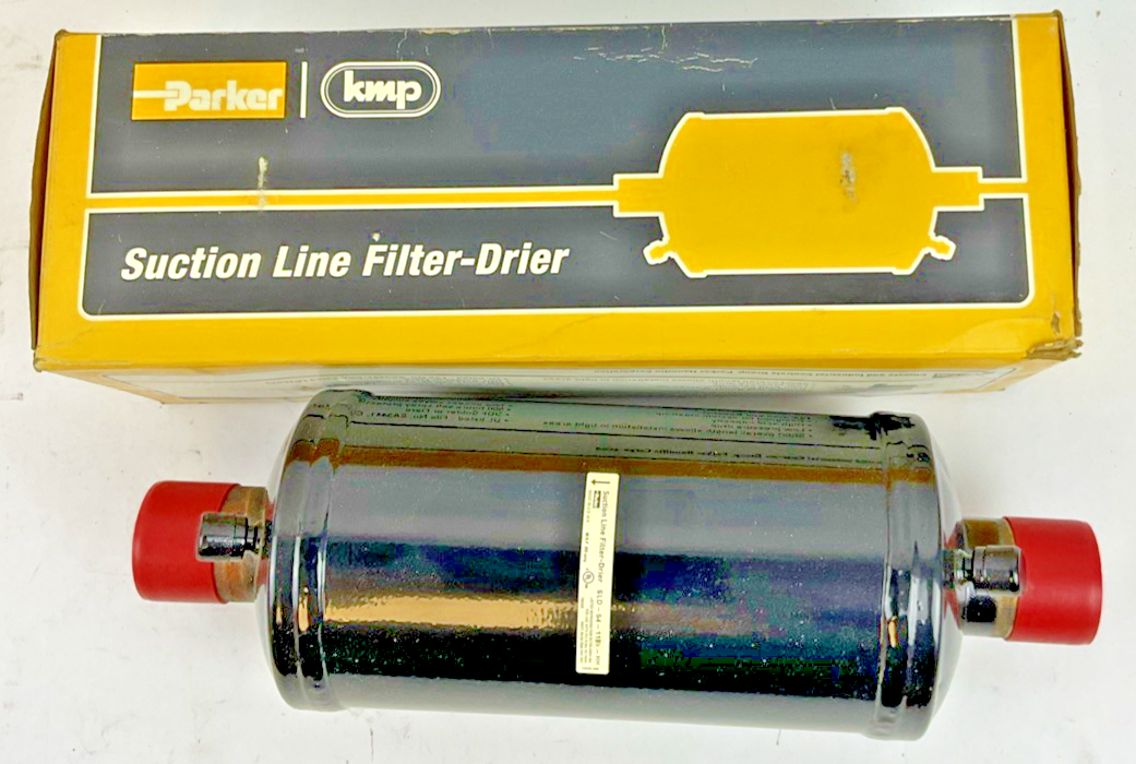 PARKER SLD-54-11SV-HH SUCTION LINE FILTER-DRIER 1-3/8 ODF SOLDER 355PSIG