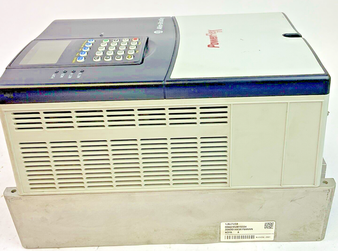 ALLEN BRADLEY 20AD014A3AYNANNN AC DRIVE SER.A 7.5KW 10HP FRM:2.009 POWERFLEX 70