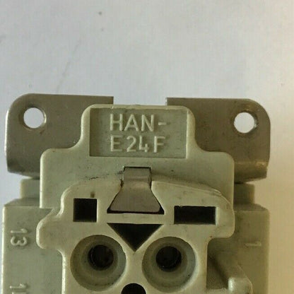 HARTING HAN E24F TERMINAL CONNECTOR FEMALE 24 SOCKET 16AMP 400V***LOTOF2***