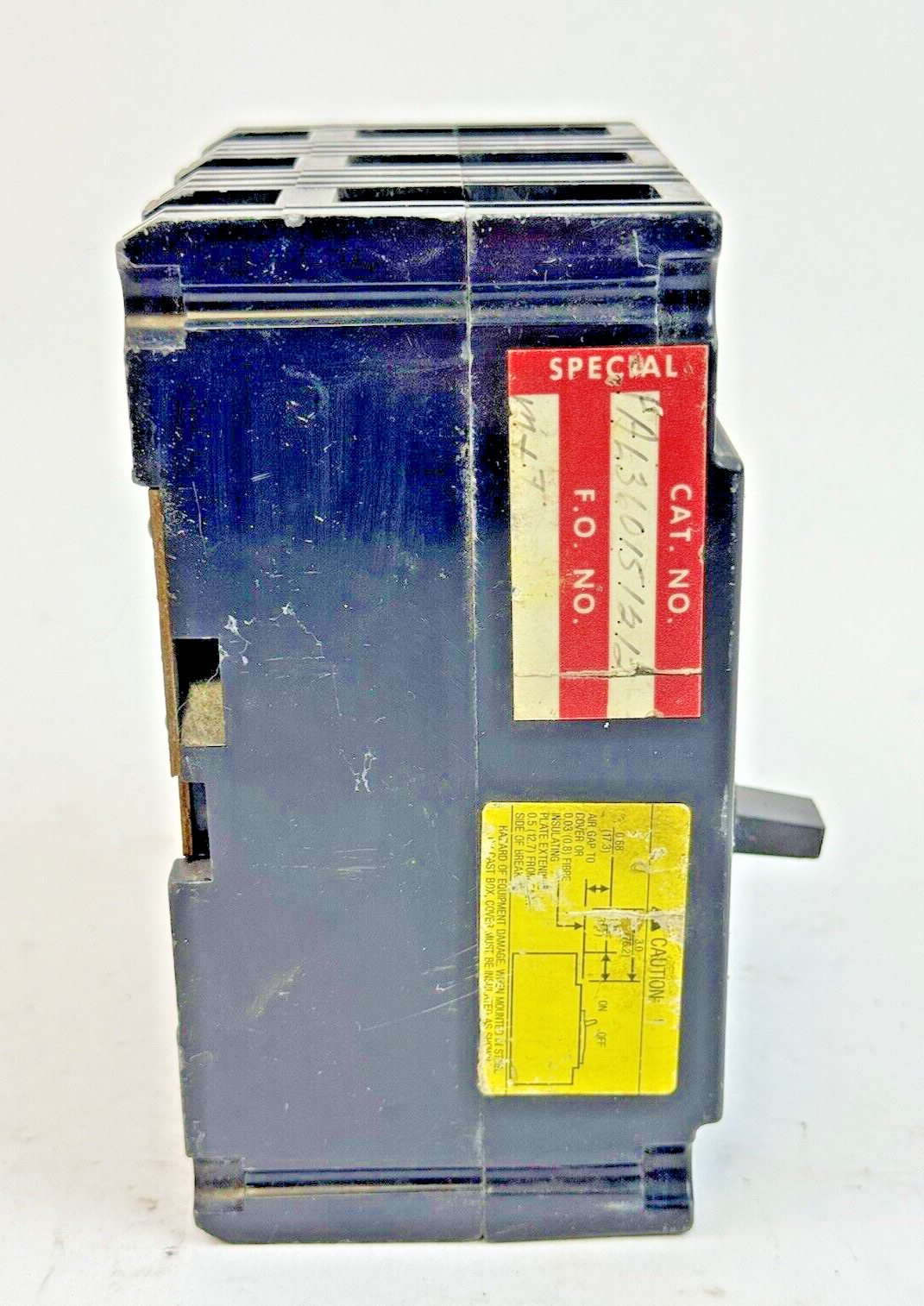 SQUARE D - FAL360151212 - CIRCUIT BREAKER W/ AUX SWITCH - 3 POLE/ 15 A/ 600 VAC