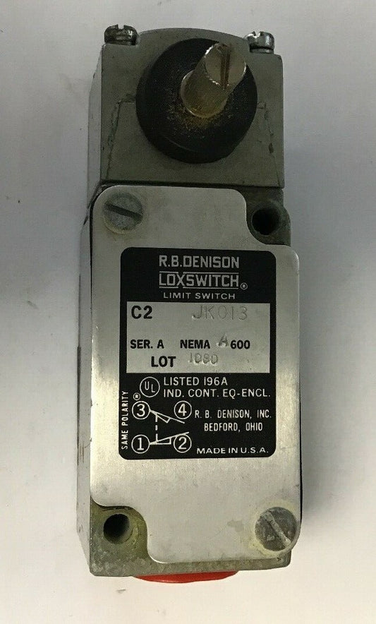 GOULD C2-JK013 R.B. DENISON LIMIT SWITCH SER.A NEMA A600