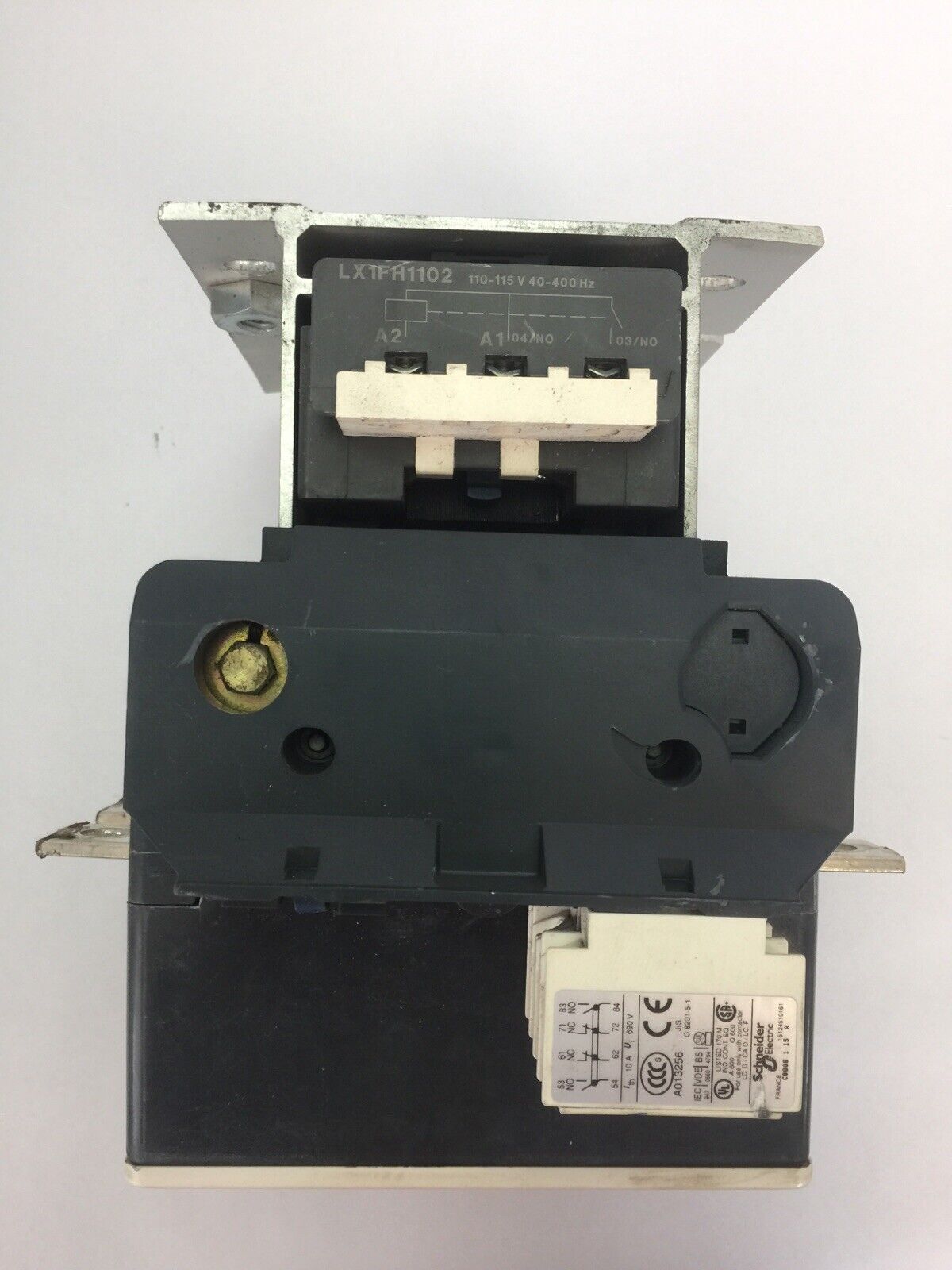 TELEMECANIQUE LC1F330 CONTACTOR 600VAC 370A 250HP LX1FH1102 110-115V 40-400HZ
