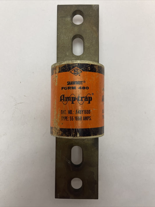 SHAWMUT A4BY1600 FORM 480 AMP-TRAP TYPE 55 1600AMPS FUSE