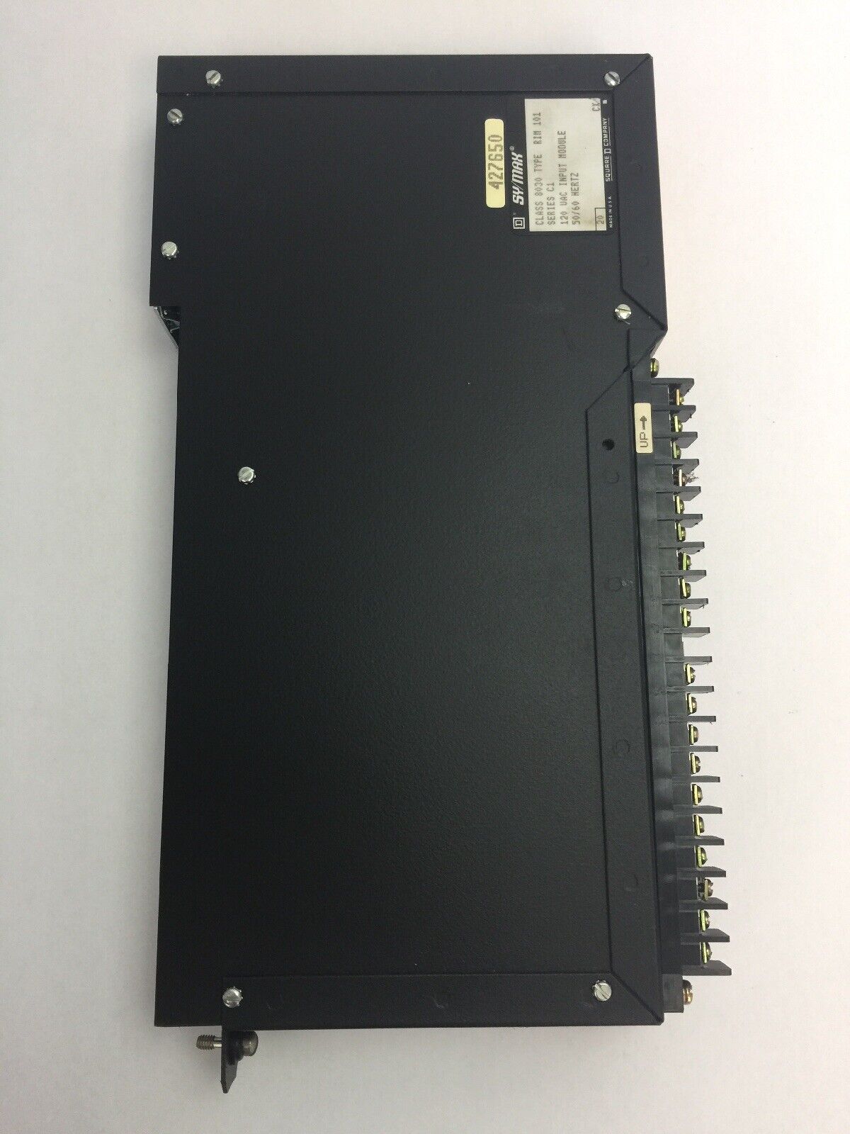 SQUARE D SY/MAX 8030 RIM-101 INPUT MODULE SER C1 120VAC 50/60HZ